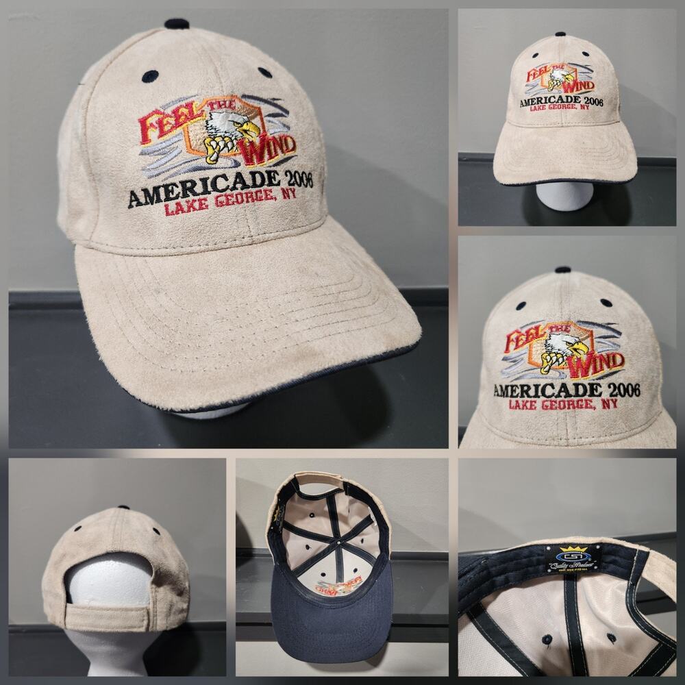 VTG Y2K 2006 Americade Motorcycle Rally 2006 Lake George Strapback Hat Cap OSFA